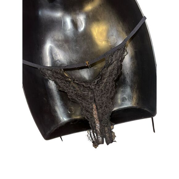 Beautiful Victoria secret bodysuit lace up corset front floral bows mesh Lacey s - Picture 6 of 11